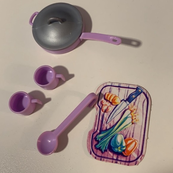 32 piece - 2002 Barbie Living Kitchen Accessories - Picture 4 of 5